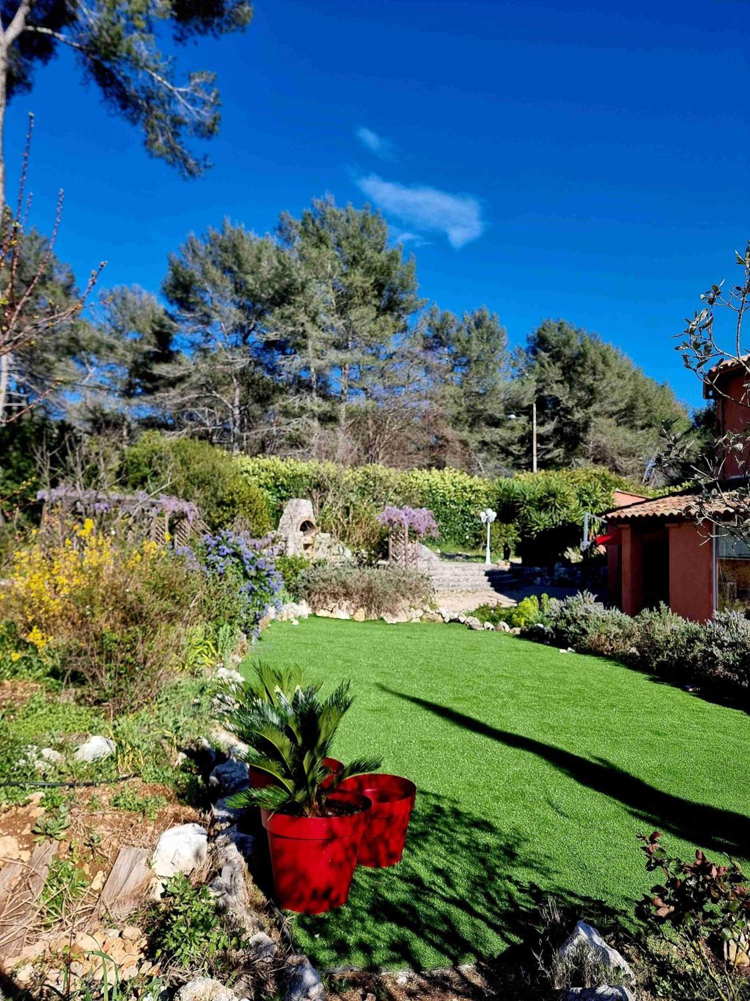 Bed and Breakfast Mas D'Azur Roquefort-les-Pins Esterno foto